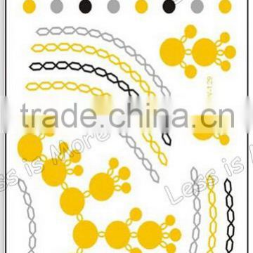 high quality water transfer custom flash tattoo sticker/temporary tattoo