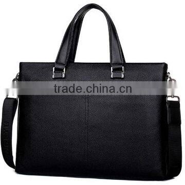 Popular Brown Briefcase Genuine Leather Bags for Men photo-3