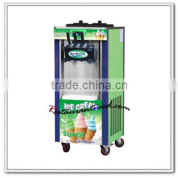 R161 Floor Standing With Pre-Cooling System Three Flavors Soft Serve Ice Cream Machine