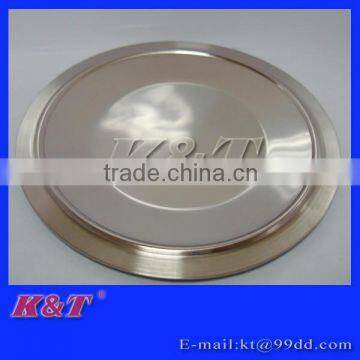 Fine workmanship golden color Stainless steel saucer