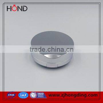 silver color wholesale products empty cosmetic compacts for make up and cosmetic,loose powder container,cosmetic container