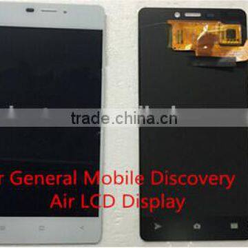 Original Touch Screen Digitizer Touch Panel +LCD Display for General Mobile Discovery Air black Color In stock