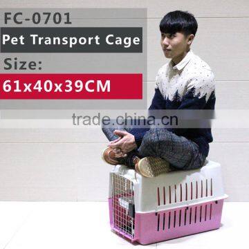 Plastic Pet Carrier Transporter Basket 5 Colours To Choose From, Mostly apply to Puppy size