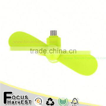 2016 White Portable OTG Mini Micro USB Large Wind Cooling mist fan,mist fan iphone For Phone Desktop Laptop YKS