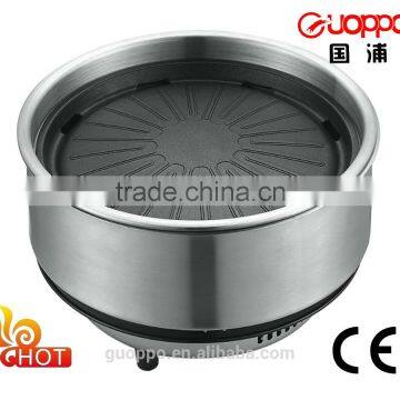 Thai Korean Japanese Style Stovetop BBQ Grill , Steak Pan Stove Set Kitchenware , Wholesale Restaurant Plancha GEO-01X photo-3