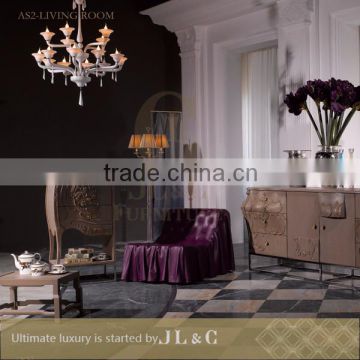 AH02-4L Chest of Drawers with Solid Wooden Corner Cabinet Design Custom Cabinets Bedroom from JL&C Luxury Home Furniture