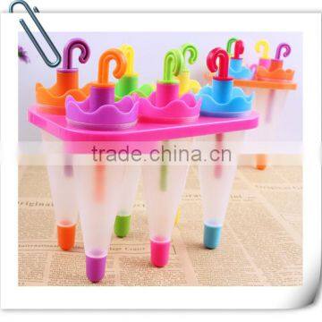 Popular Umbrella Shape Food Grade Plastic Ice Cream Tool Ic001 photo-2