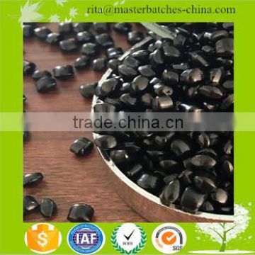 High pigment plastic black masterbatch for blowing film grade