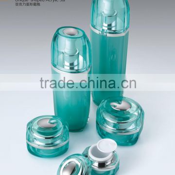 Elegant plastic cosmetic spray acrylic bottle