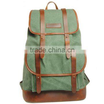 New Stylish Backpack Vintage Canvas School Backpack Hiking Backpack photo-2