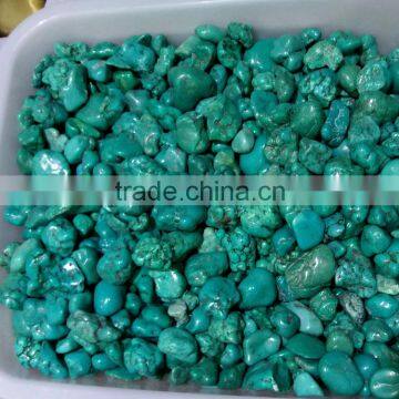 Wholesale Natural Turquoise Gravel Small Rough Stone for Home Decor photo-2