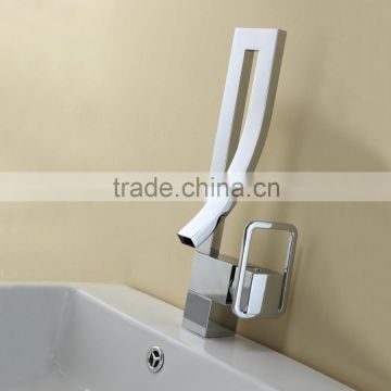 Hand Washing Single Handle Solid Brass Bathroom Tap