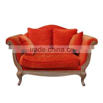 Red royal sofa furniture single sofa YS7070