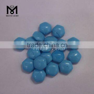 Factory Price Fancy Shape Hexagon Blue Crystal Stones India