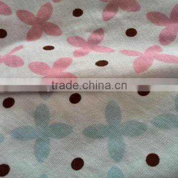 custom knit design printed cotton fabric