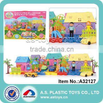 130 PCS Castle Building Block Set DIY educational girl beauty building block set