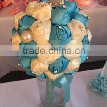 2015 LATEST ARRIVAL Artificial Flowers Fine Design beautiful bridal accessories bouquet china supplier