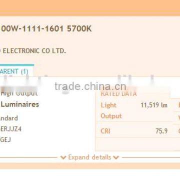 Cutting-edge 100w Patent Design Led Canopy Lights With UL CUL DLC List for Gas Station Lighting photo-5