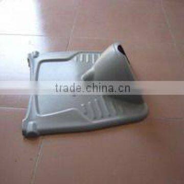 vacuum forming plastic pedal plate for medical apparatus and instruments