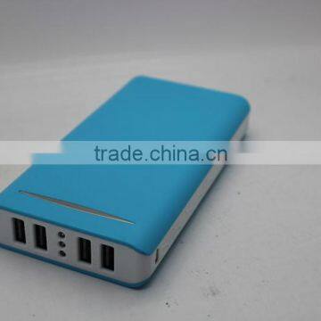 Output 5V/2.1A with 4 USB Output 20000mah universal portable power bank