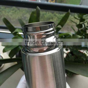1000ml stainless steel bullet bottle auto bottle tea mug