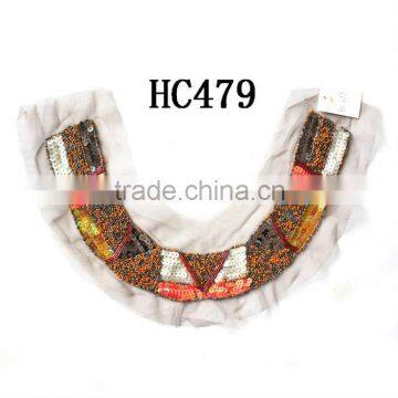 Fashion latest women colorful beaded collar