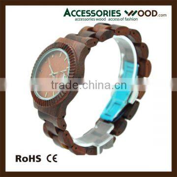 Durable Classical Fitness Band Japan Wooden Watch photo-2