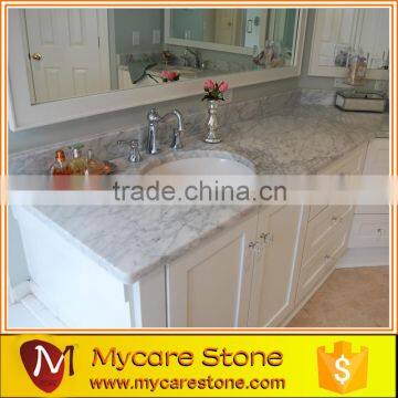 Commercial bathroom vanities carrara white marble vanity top