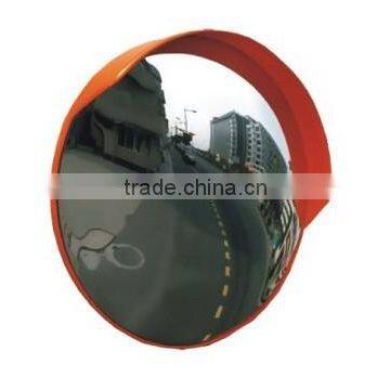 Outdoor Convex Mirror with Cap (Pole Mounted)