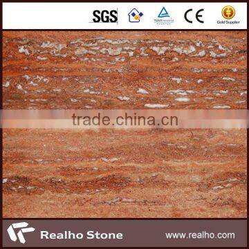 Amazing Red Travertine Marble Countertop Slab Tile photo-2