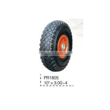 Rubber Wheel TUV CERTIFIED FACTORY Wheelbarrows Pnuematic Wheel, Solid Wheel,PU Foam Flat Free Wheel 6"-18" photo-4