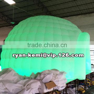 inflatable dome tent with LED inflatable igloo tent with LED inflatable party tent with LED