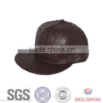 Autumn snapback cap ,leather snapback cap , SGS ISO 9001 snapback cap