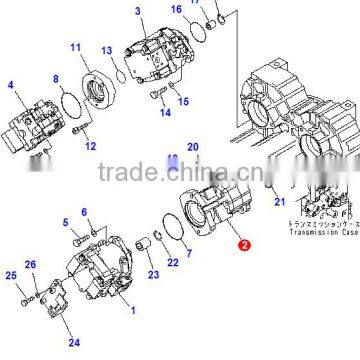 WA380-6 wheelloader pump assy 705-94-01070 705-94-01071