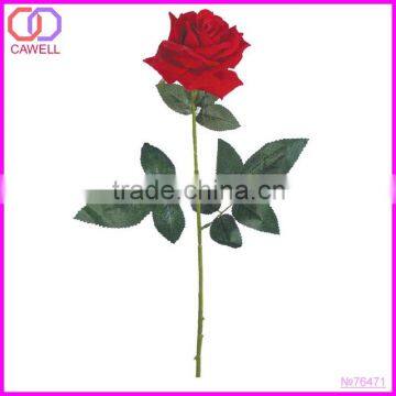 single wholesale red velvet flower