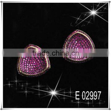 Top quality OEM jewelry is welcome Ruby jewelry earring