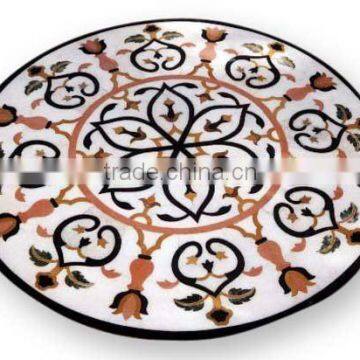 Marble Inlay Flooring , Marble Medallion , Stone Mosaic Medallion