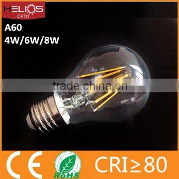 E27 E26 B15 B22 dimmable led filament bulb 4W 6W 8w led filament bulb dimmable led filament bulb light