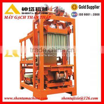 QTJ4-40 brick block making machine in Chile