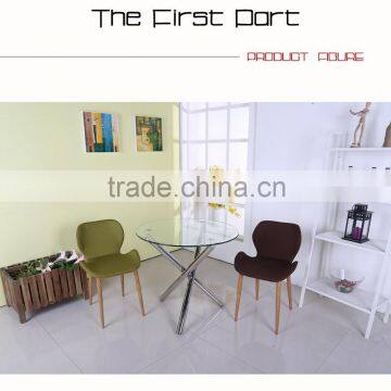 Round Small Tempered Glass Dining Table photo-6