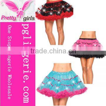 Rainbow Colorful Tutu Skirt For Dance 2016 China Wholesales Adult Tutu Skirt Cheap Women Dancewear Tutu Ballet