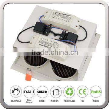 High Quality Square Adjustable Heads LED Grille Downlight photo-4