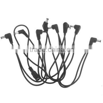 8 Ways Electrode Daisy Chain Harness Cable Copper Wire for Guitar Effects Pedal Power Supply Adapter Splitter