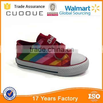 new custom colorful kids fashion canvas shoe