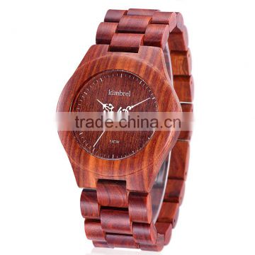 Fashion Wooden Quartz Watches Men Women Two Color Wood Strap watches Environment-friendly Natural Wood Quartz Watch