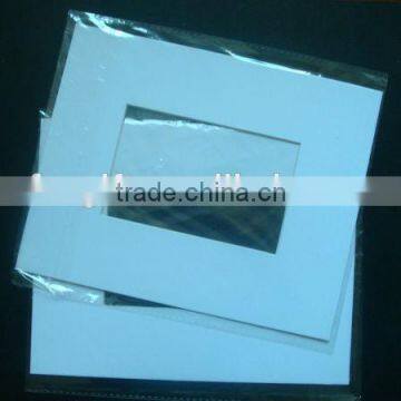 acid free picture frame matboard with OPP bag