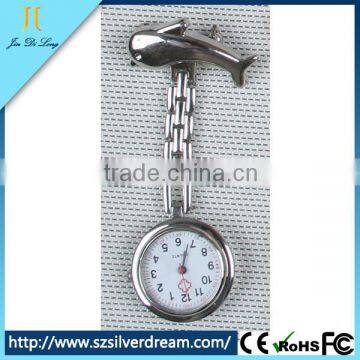 NEW Pin type dolphin nurse table nurse pocket watch female watch professional medical nurse pocket watch