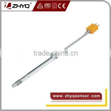 Flexible temperature transducer for plastic machines