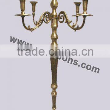 Brass Plated Candelabra Wedding Candelabra Classic Candelabra