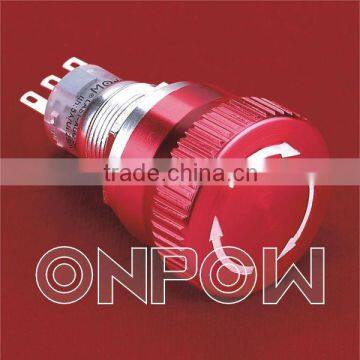 ONPOW Emergency push button switch(LAS1-AGQ-11TS) (Dia. 19mm) (CE, CCC,ROHS,REECH)